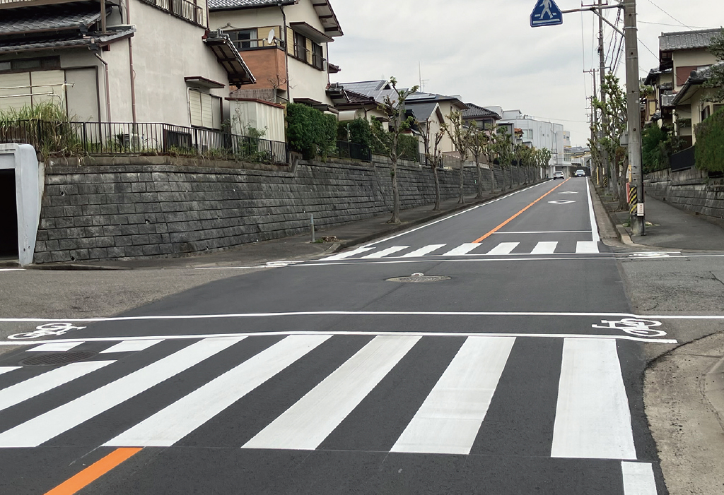 市道の舗装