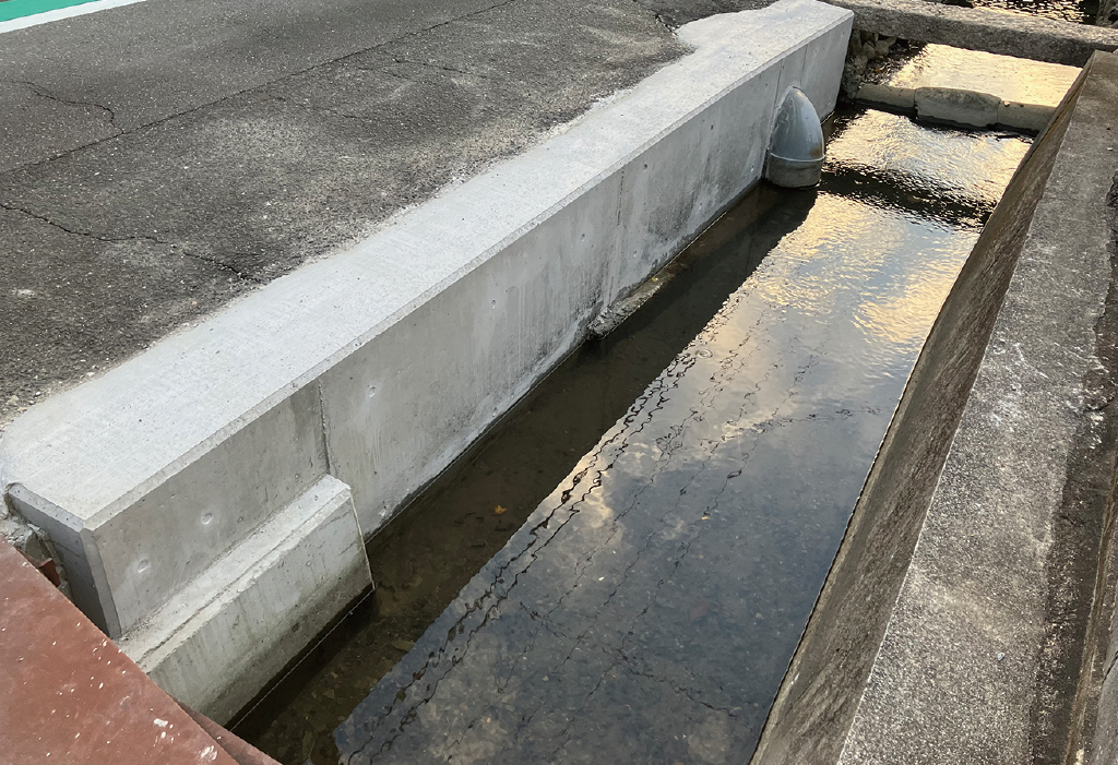 用水路の補修