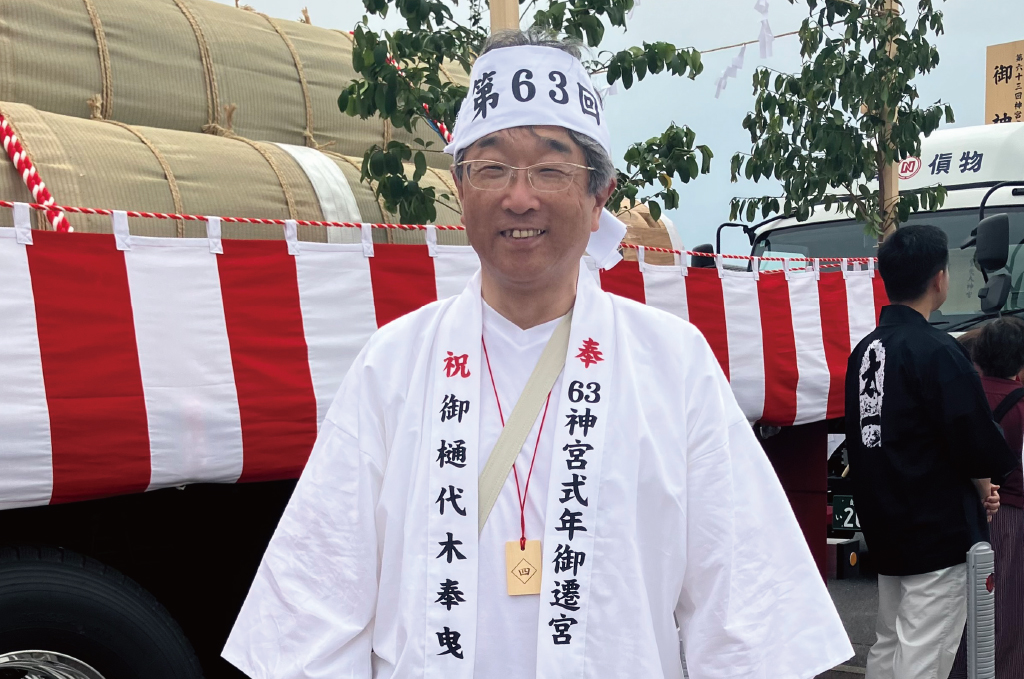 御樋代木奉曳に参加