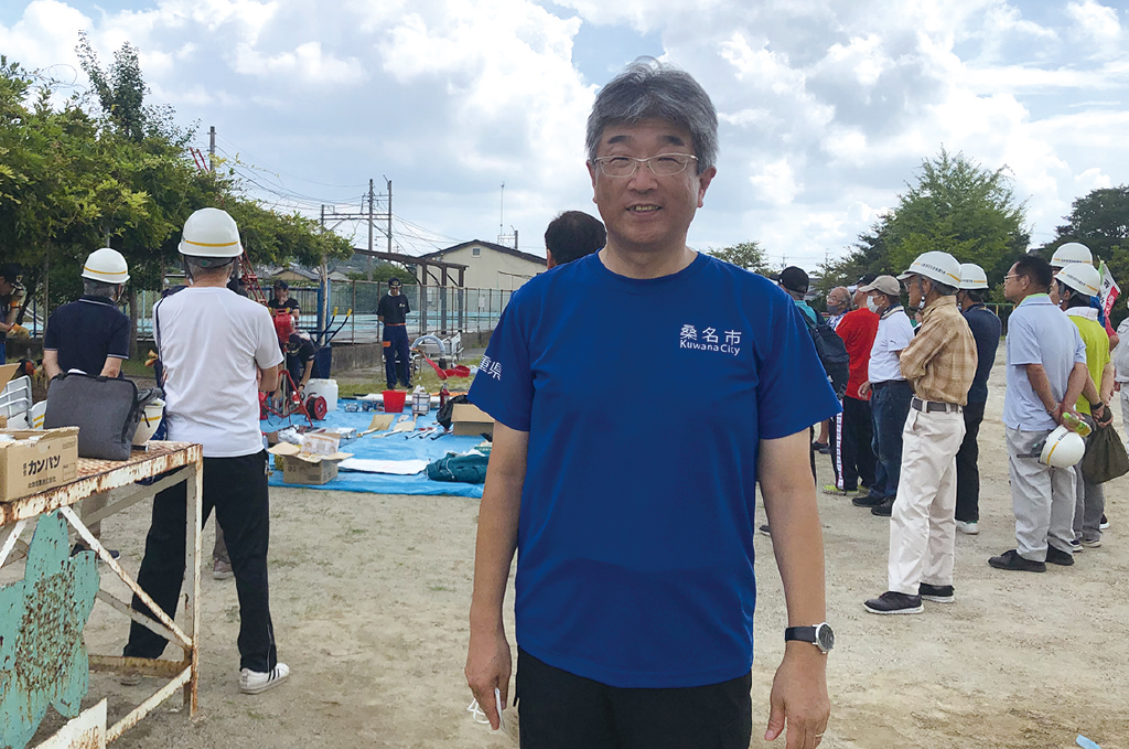 地区防災訓練に参加